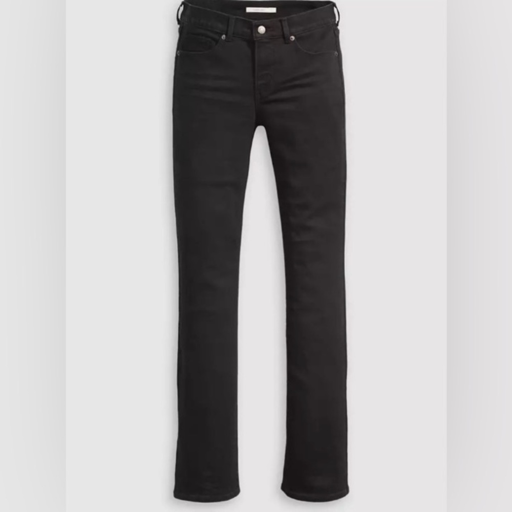 Levi’s Classic Mid Rise Bootcut Jeans Black Women’s Size 6 - Picture 1 of 7